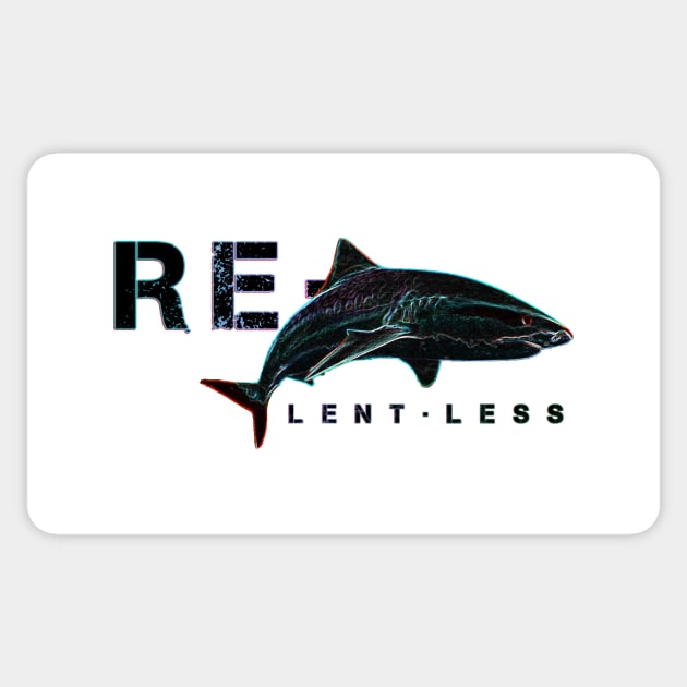 Relentless Sticker by Draft Print and Design